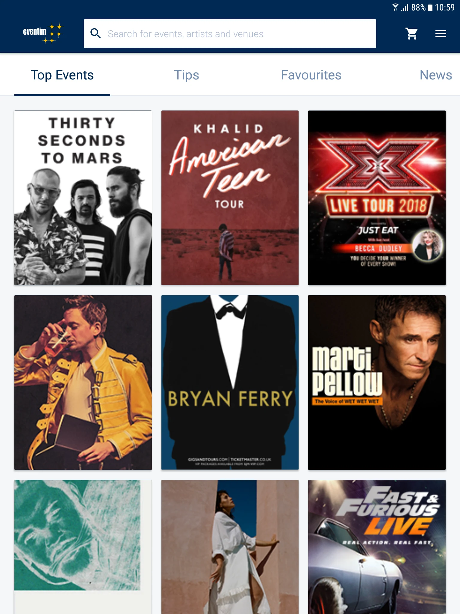 EVENTIM UK | Event Tickets screenshot