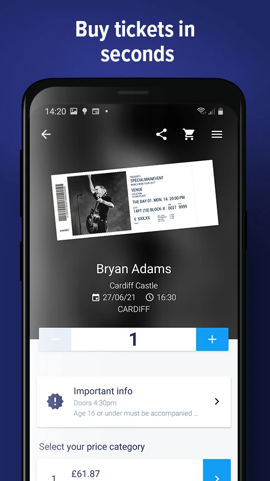 EVENTIM UK | Event Tickets screenshot